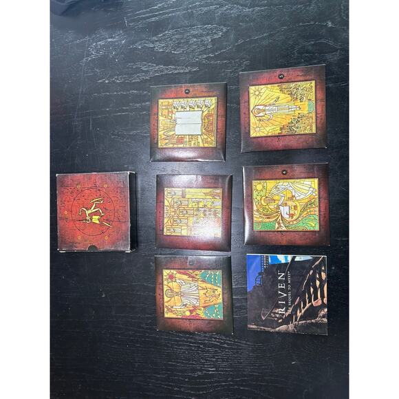 Riven: The Sequel to Mist- 97 complete 5 disc CD ROM Game Set- Good condition - Picture 2 of 5